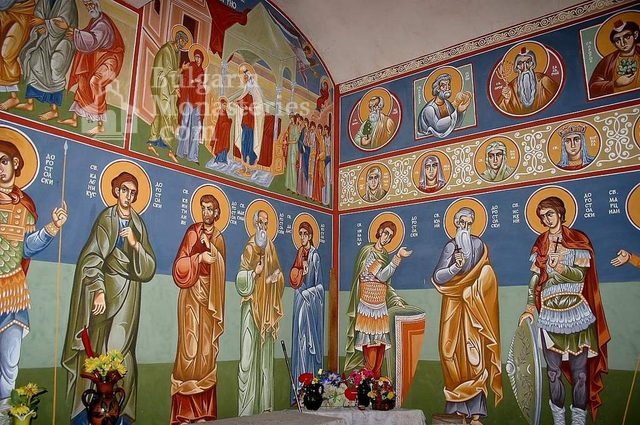 Айдемирски манастир - Стенописите в църквата (Снимка 11 от 11)
