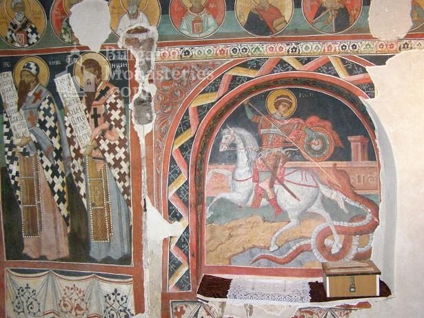 Кремиковски манастир - Стенописи в старата църква (Снимка 15 от 29)
