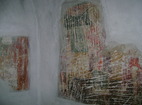 Разбоишки манастир - Замазаните стенописис в църквата
