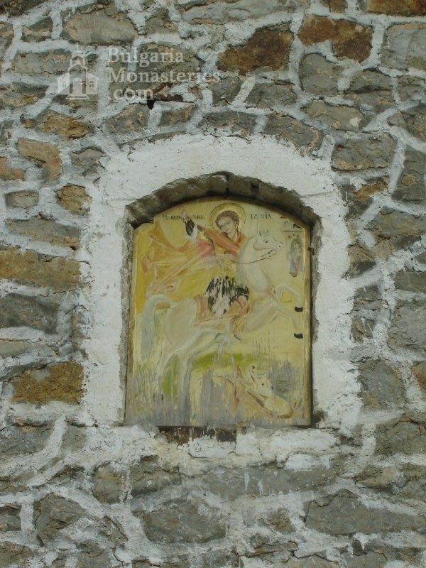 Букоровски манастир - Иконата на Св. Георги на входа на църквата (Снимка 9 от 10)