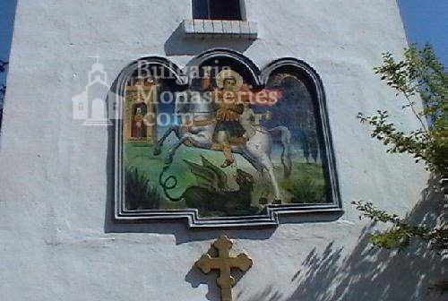 Поморийски манастир - Стенопис на камбанарията (Снимка 17 от 24)