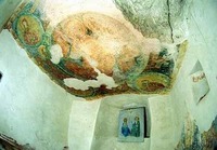 Aladzha Monastery - Fragment of the frescoes