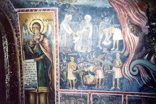 Transfiguration monastery  - Murals in the church (Picture 20 of 29)